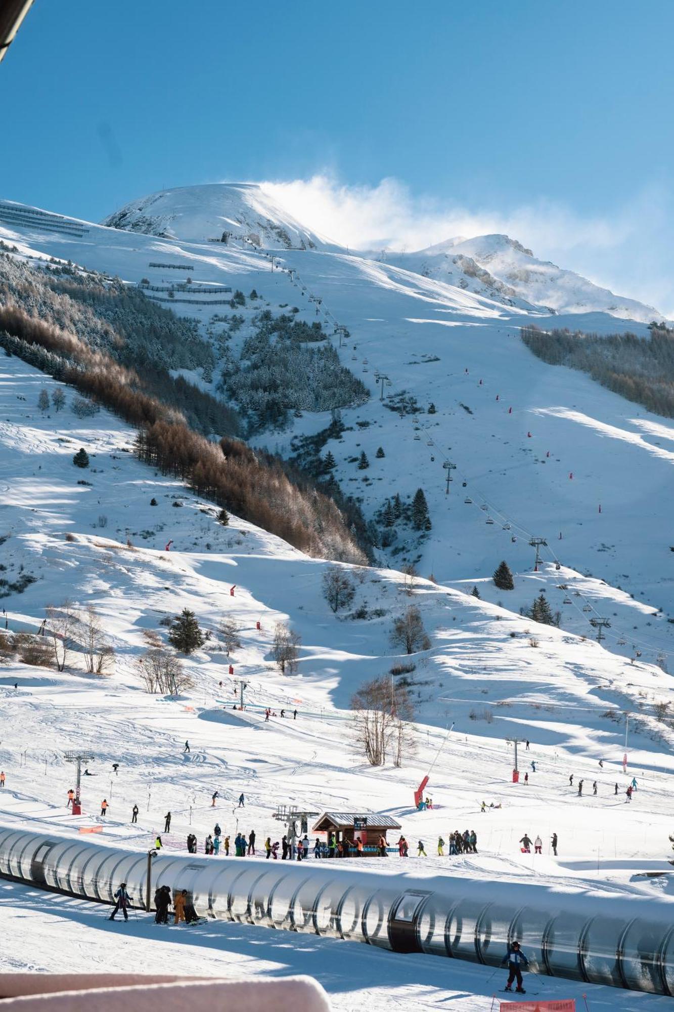 Hotel Les Mélèzes Les Deux Alpes Esterno foto